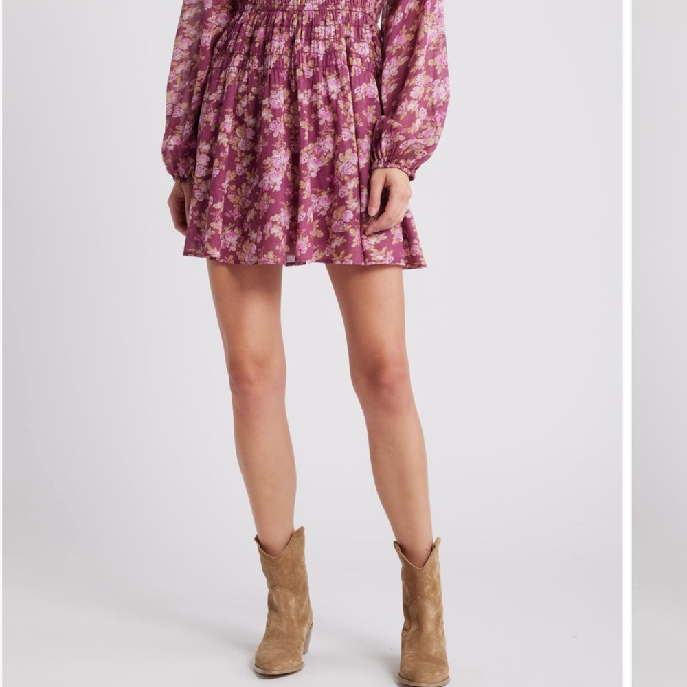 Free People
Keep You Long Sleeve
Cotton Minidress